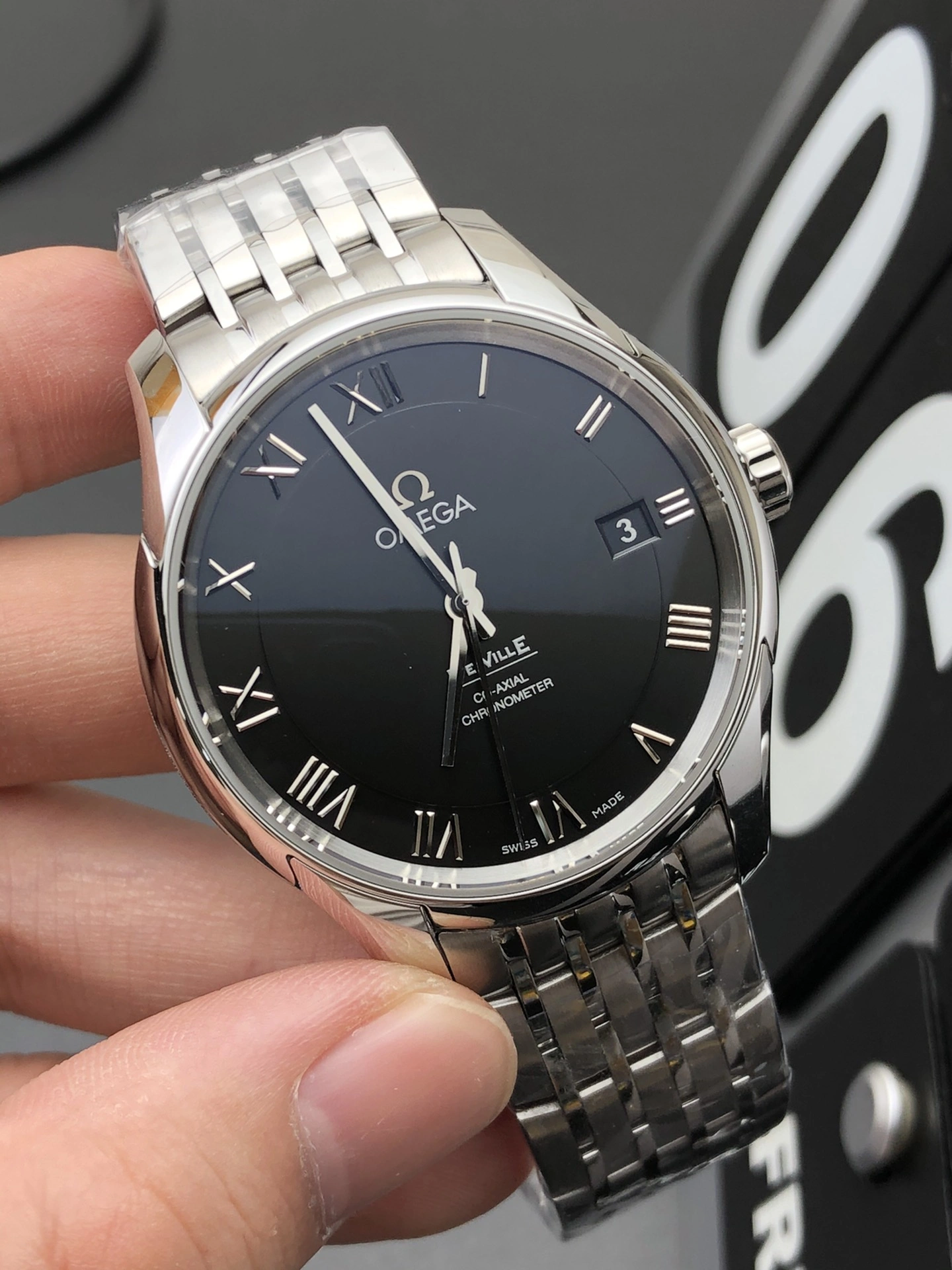 CBD Factory Omega De Ville Prestige 39.5mm Black Dial (424.10.40.20.01.001) 1:1 Super Clone – DD2500 Movement Elegant 334